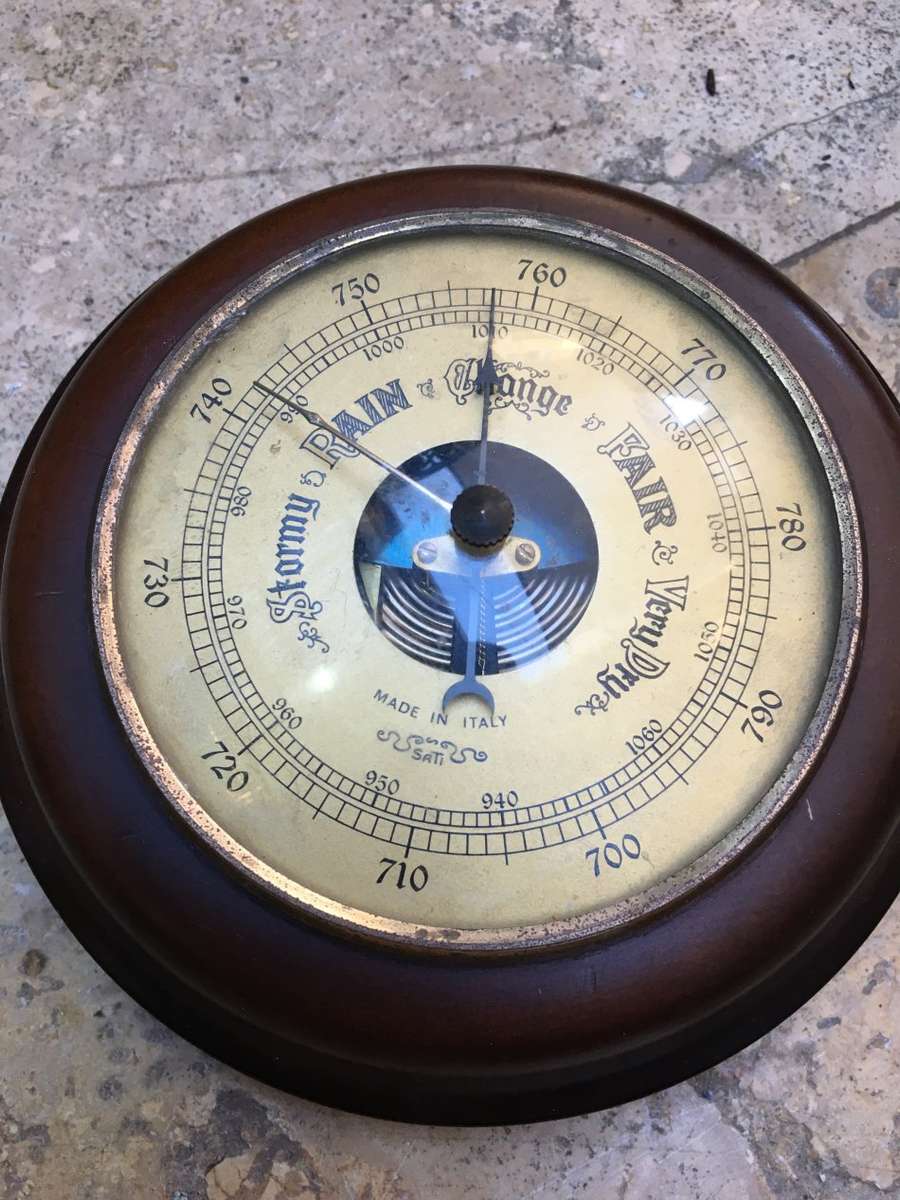 Barometers & Thermometers vintage Sati barometer wall mount was