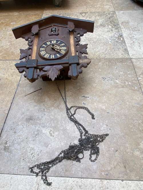 Cuckoo & Wall Clocks vintage cuckoo clock sold as spares TLC was sold