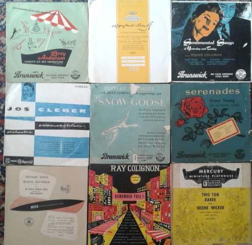 Other Antiques & Collectables - 9 x OLD 33 1/3 RPM RECORDS was sold for ...