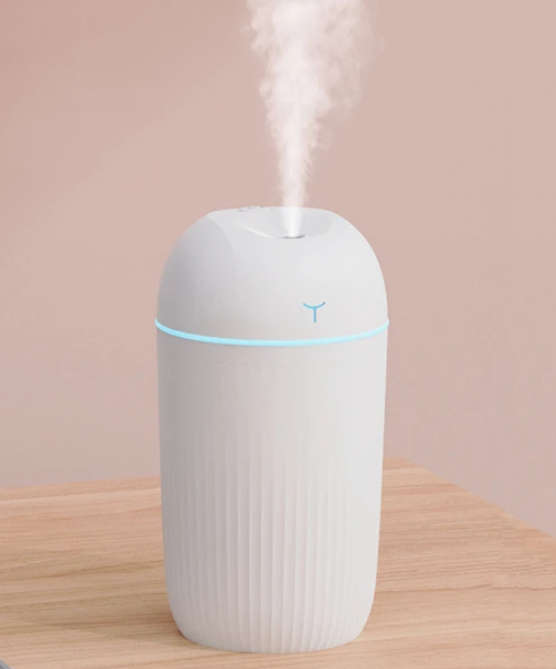 Humidifiers - Humidifier, Modern White Desktop Atomizer 400ml Capacity ...