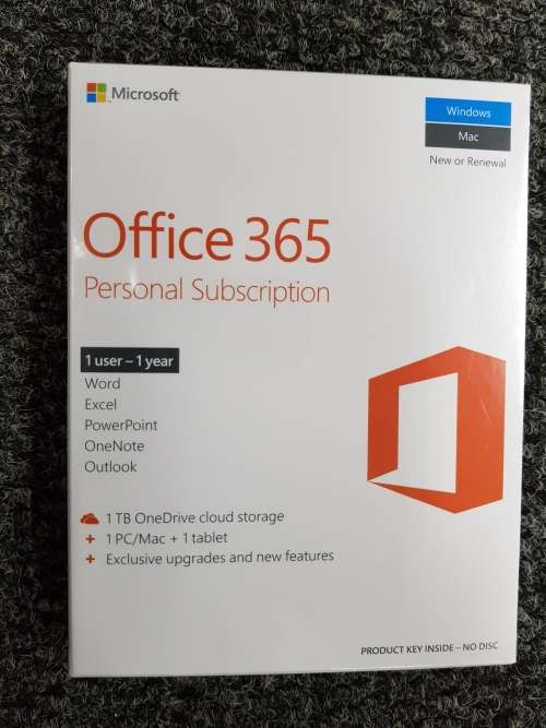 Office & Business - Microsoft Office 365 Personal Subscription - 1 User ...