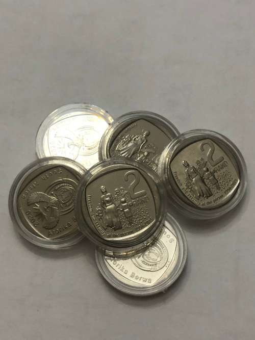 Two Rand - 2020 South Africa R2 Coin UNC.in coin capsules.(price for ...