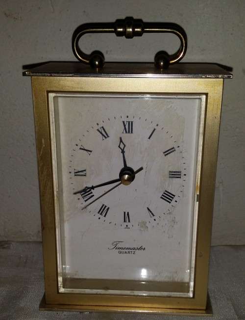 Mantel Clocks TIMEMASTER QUARTZ CLOCK 13 X 9 CM was listed for R95.00