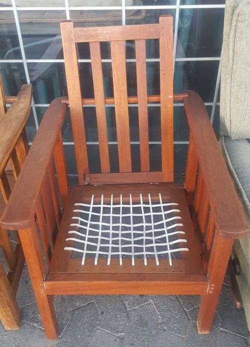Chairs, Stools & Footstools VINTAGE SOLID WOOD RIEMPIE CHAIR