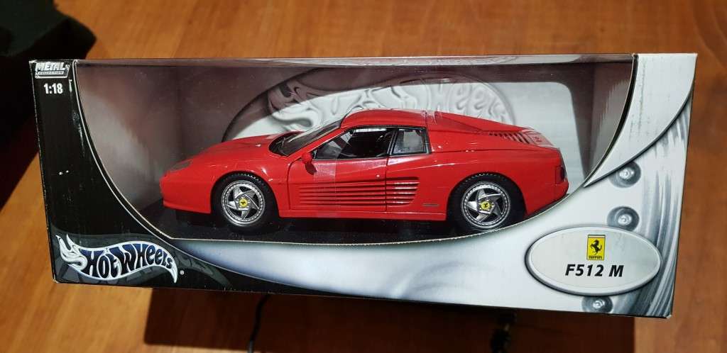 Collectable Cars Collectable Hotwheels Ferrari F512m 1 18 Scale Die Cast Model Car For Sale In