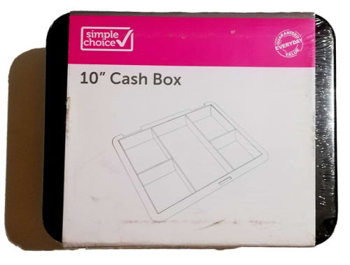 Simple Choice 10-Inch Petty Cash Lock Box