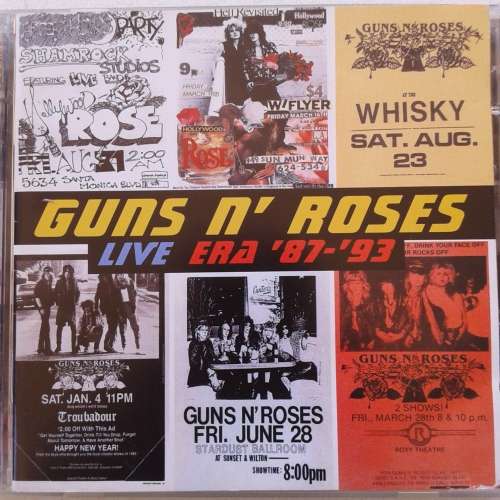 Rock Guns N` Roses Live Era `87 `93 2cd 1999 For Sale In Johannesburg Id584060447