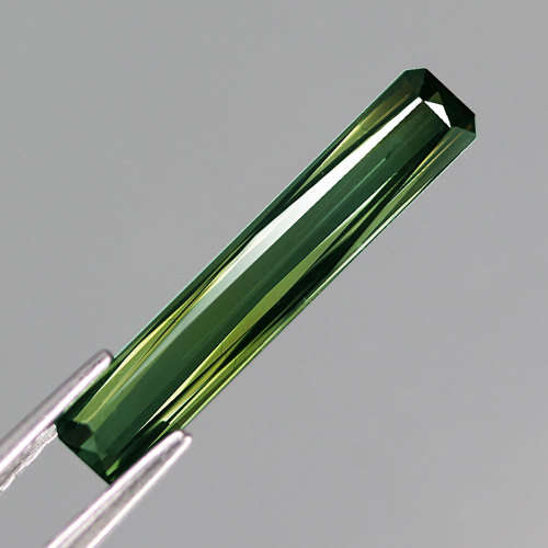 Tourmaline 1.01Ct. Green Tourmaline Scissor Cut SHINNING Untreated