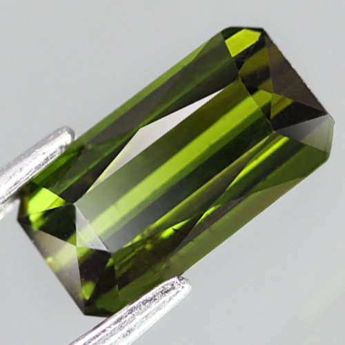 Tourmaline 1.17Ct. Green Tourmaline Scissor Cut Nigeria