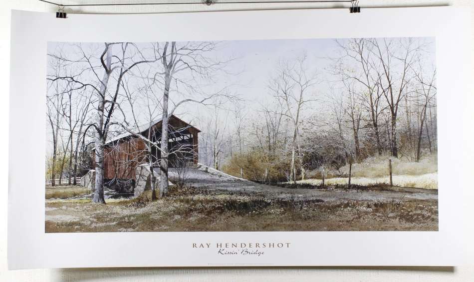 Prints - Poster - Ray Hendershot - Kissin' Bridge - Beautiful! - Bid ...