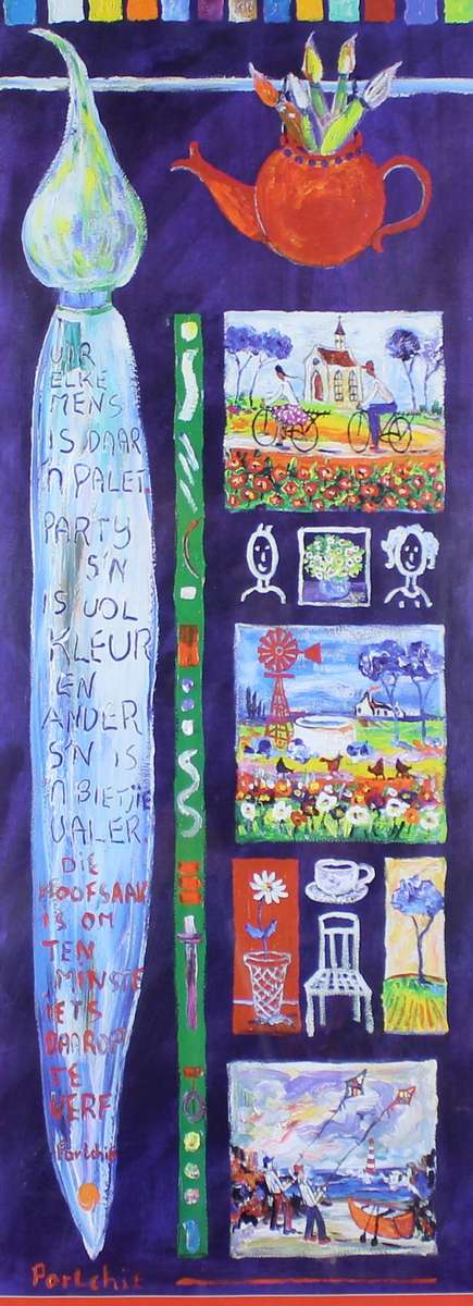 Prints Portchie Collage of small paintings A beautiful print