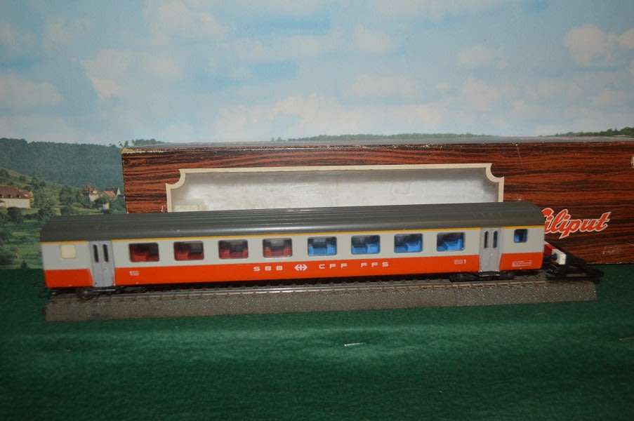 Rolling Stock - Liliput HO SBB CFF class 1 paggenger coach 87554 for ...