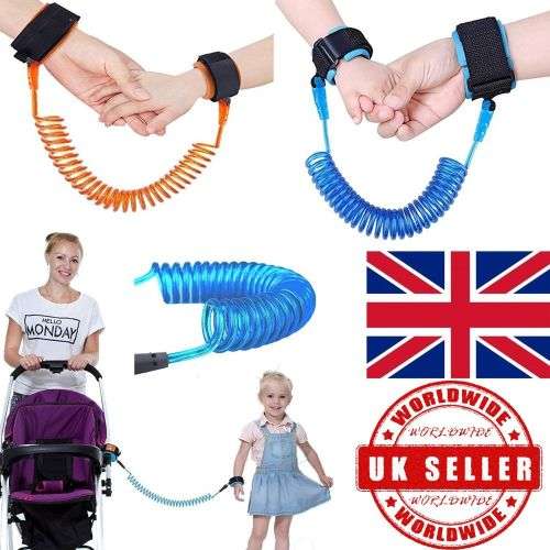 Safety Harnesses Child Kids Antilost Safety Leash Wrist Link Harness