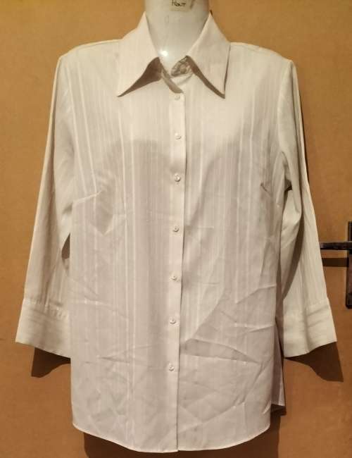 Shirts Ladies White Blouse Make Woolworths Woman Size 10