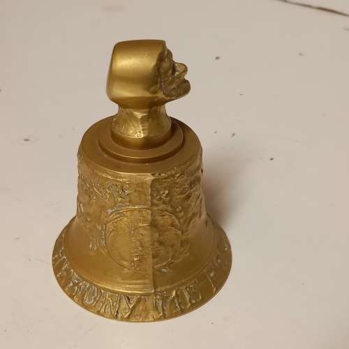 Brass - ANTIQUE F. HEMONY ME FECIT ANNO 1569 BRASS BELL REPLICA was ...