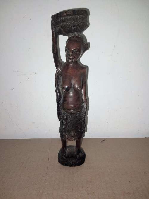 Other Antiques & Collectables VINTAGE AFRICAN WOOD CARVING see