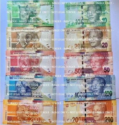 L Kganyago - L Kganyago | 1st Issue | Set of AA0000456 Series Mandela ...