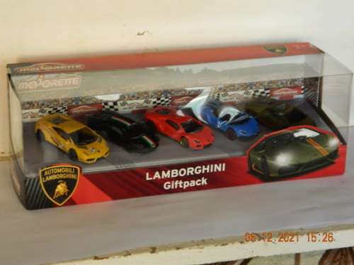 Models - MAJORETTE - LAMBORGHINI GIFTPACK - (5 OFF IN PACK) was listed for   on 31 May at 06:39 by pieterswanepoel in Pretoria / Tshwane  (ID:555527099)