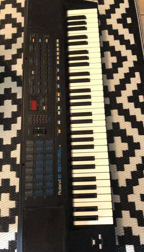 Piano & Organ - Roland E-15 Synthesizer Keyboard and Yamaha FC4 pedal ...