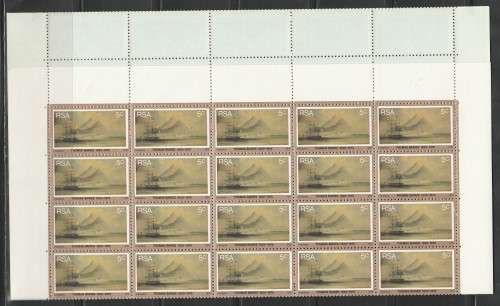 Republic of South Africa - RSA 1975 THOMAS BAINES 5c MNH FULL SHEET OF ...