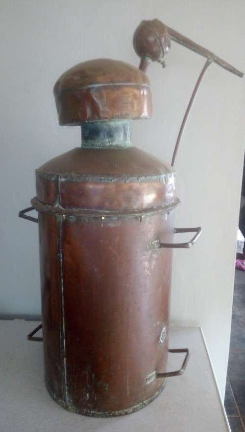 Copperware Antique Copper Mampoer Still was listed for R12,000.00 on
