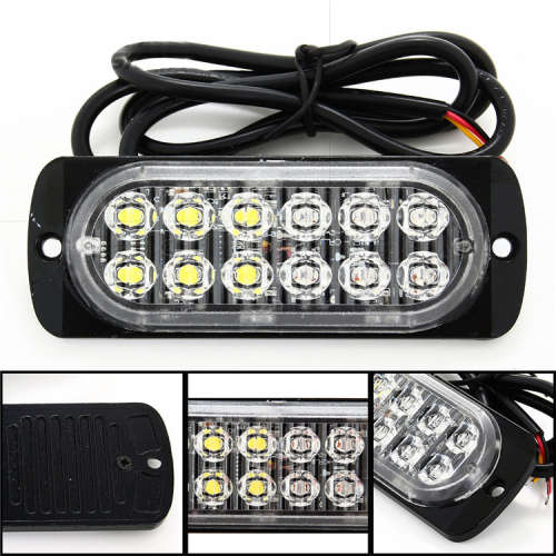 Neon & LED Lights - White LED Emergency Hazard Warning Flash Cluster ...