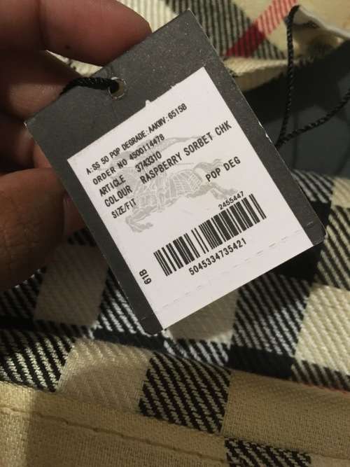 burberry scarf raspberry sorbet check