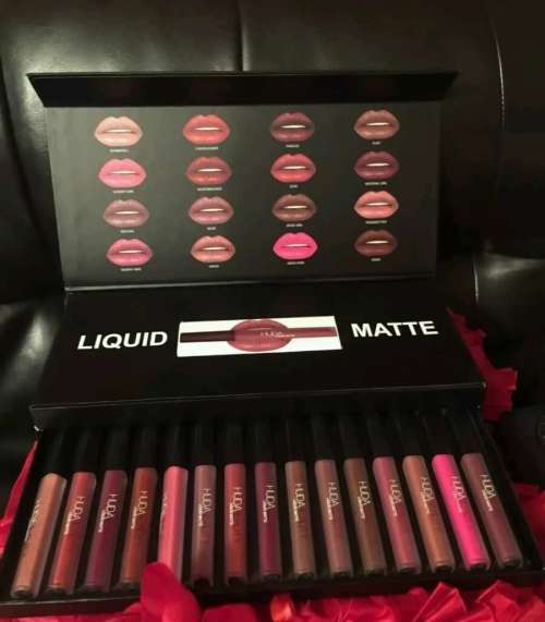 matte lipstick set huda beauty