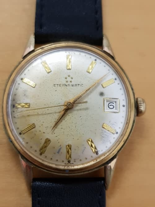 Rare & Collectable Watches - VINTAGE ETERNA MATIC MEN'S WATCH- NEEDS ...