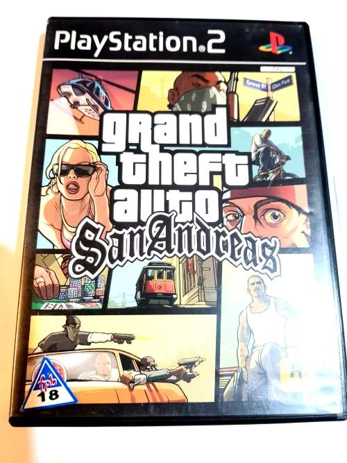 Games Playstation 2, Grand Theft Auto, San Andreas for sale in