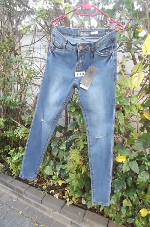 Jeans - Chic,sexy denim jeans in size 28/4 by SUBLEVEL vintage band ...