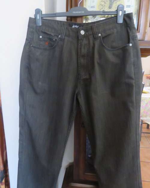 Pants Genuine POLO men`s pants size 36. In grey/navy stretch