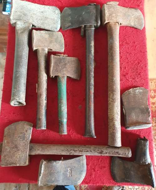 Tools 9 X ANTIQUE AXE COLLECTION. SOME OVER 120 YEARS OLD !! for sale in Northern Cape (ID