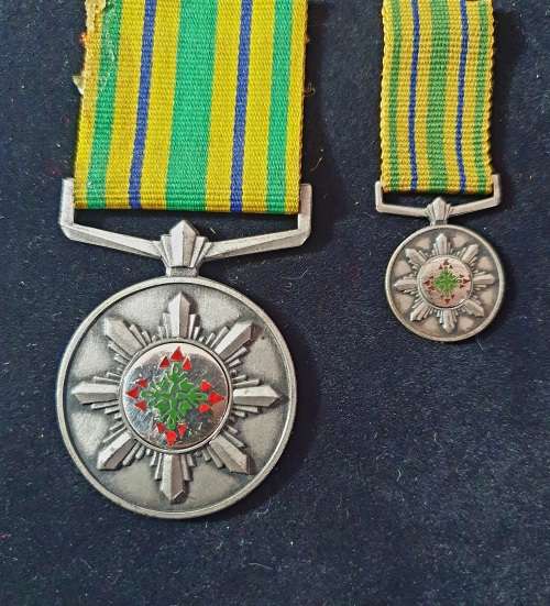 SADF & SANDF - STAR FOR FAITHFULL SERVICE 20 YEARS FULL SIZE MEDAL ...