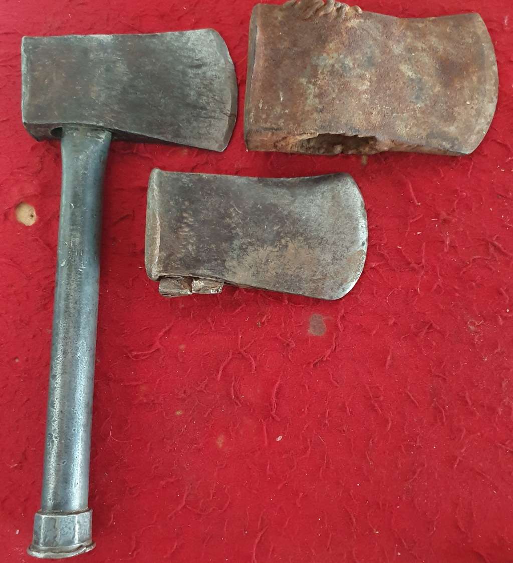 Tools 3 X ANTIQUE HUGE AXE HEADS for sale in Northern Cape (ID599603621)