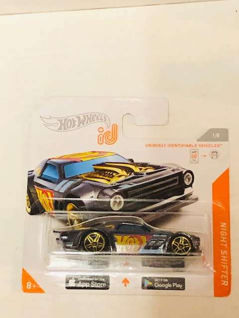 hot wheels id short card