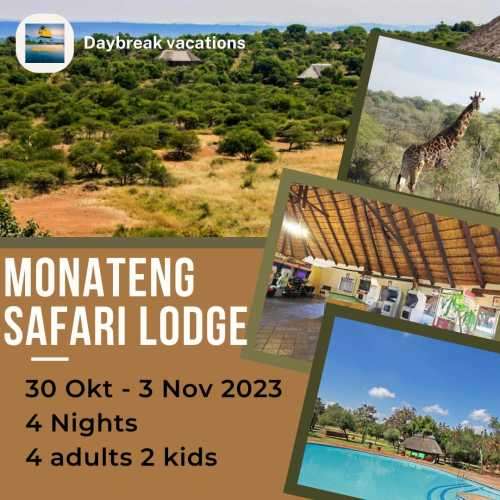 Accommodation in SA - Monateng Safari Lodge / 30 October - 3 November ...