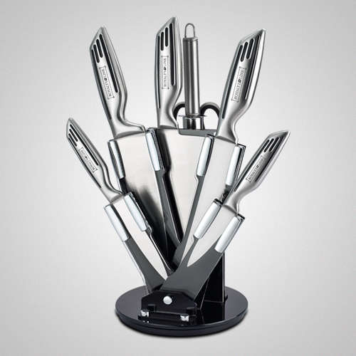 Knives - Royalty Line 8-Piece Stainless Steel Knife Set With Rotating ...