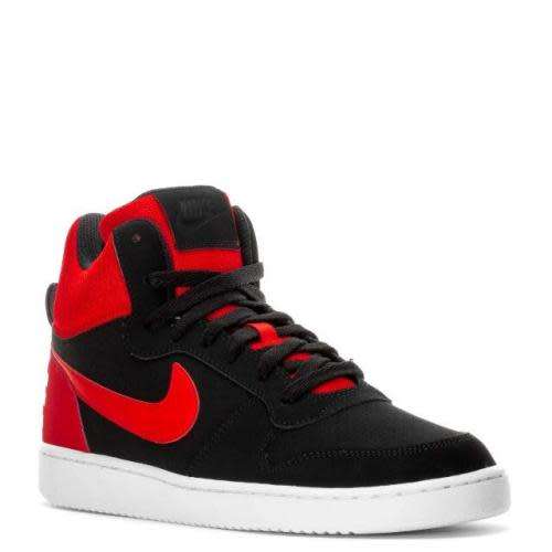 nike court borough black red