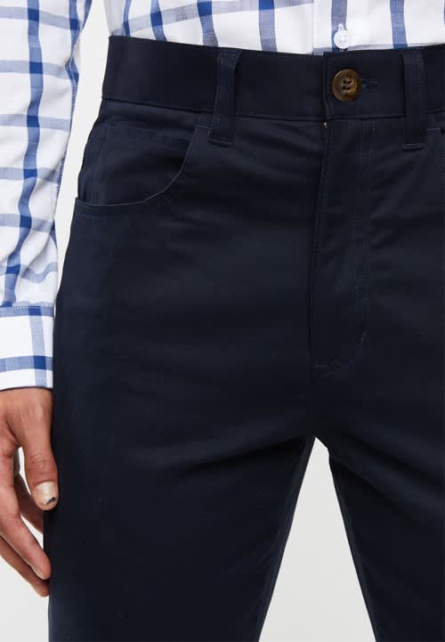 Pants - Original Mens PRINGLE Macintosh 5 pocket trousers Navy Waist ...
