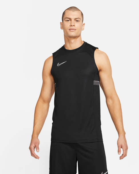 Vests - NIKE Men`s Academy 21 Sleeveless Top Black/White/Anthracite ...