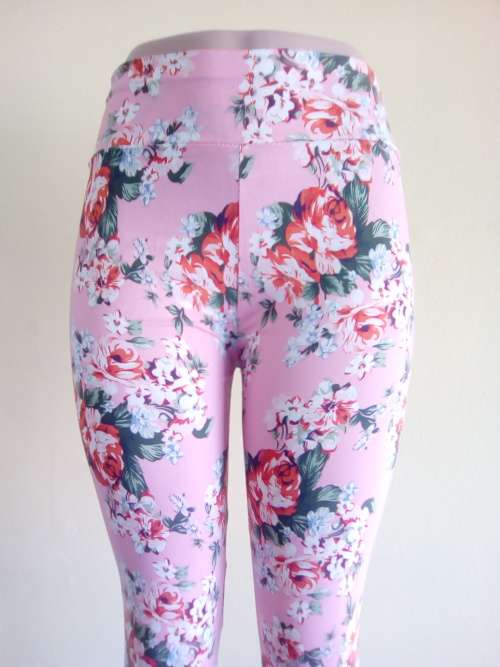 Pants & Leggings Multi Colour Flower Printed Fashion Leggings was