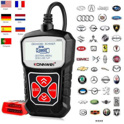 Scanners Auto Diagnostic Scanner Universal OBD Car Diagnostic Tool