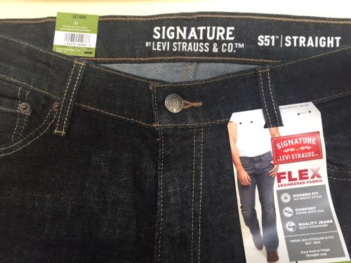 Jeans - ORIGINAL LEVI STRAIGHT LEG DARK BLUE JEAN (S51, SIZE: W36, L30) was  sold for  on 25 Jul at 23:46 by Mintly in Cape Town (ID:357587442)