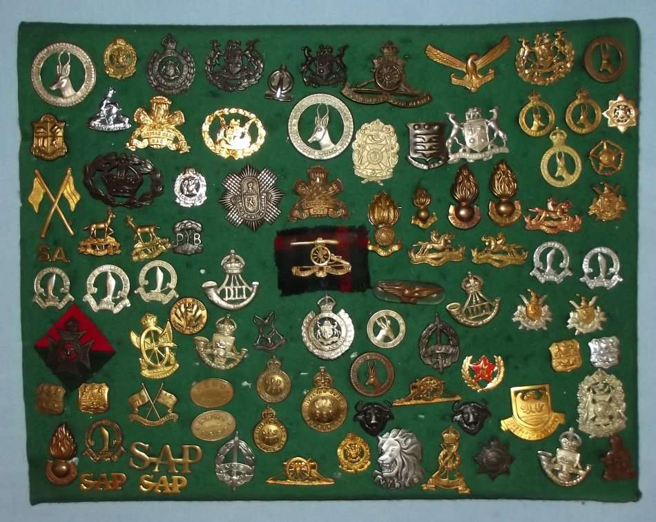 South African Army - Collection of 90 South African Military Badges was ...