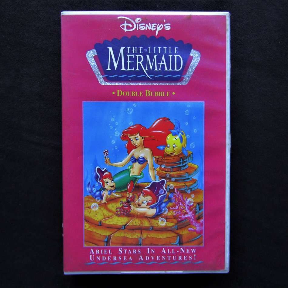 TV Series - The Little Mermaid - Double Bubble - Disney VHS Tape (1993 ...