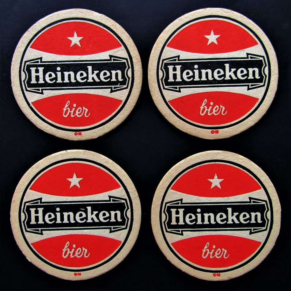 Bar Accessories 4 Old Heineken Bier Afrikaans Bar Coasters for sale in Pretoria / Tshwane (ID