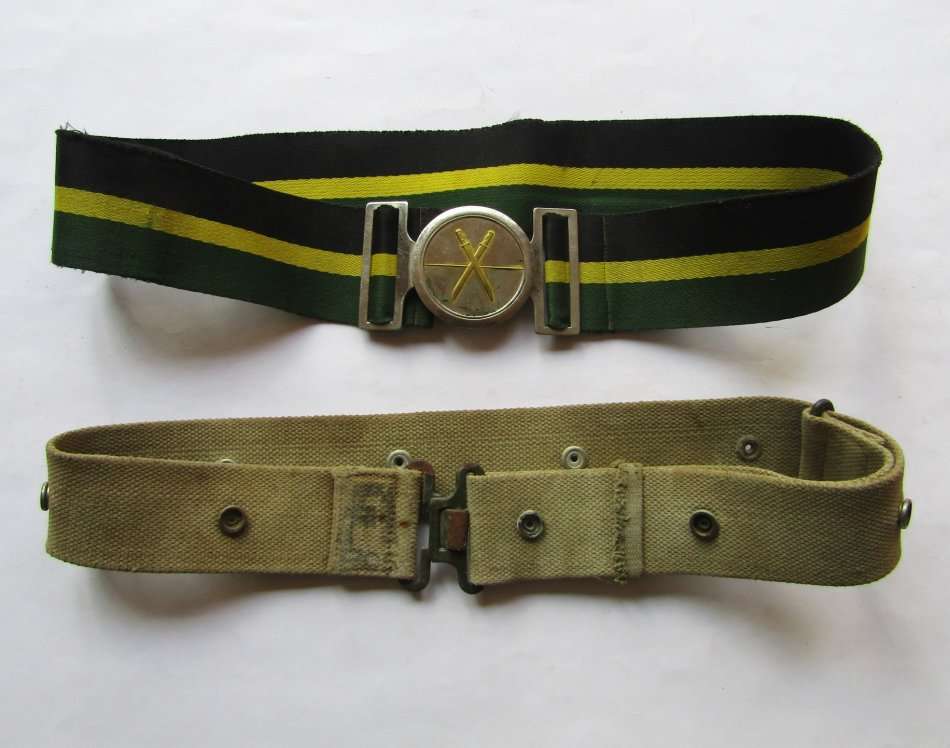 Belts & Buckles SADF Infantry School Stable Belt and  Belt was sold for R290.00 on 22 May