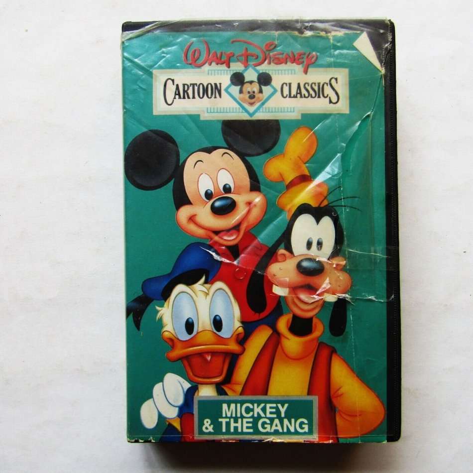 TV Series - Mickey & the Gang - Walt Disney VHS Tape (1989) was listed ...