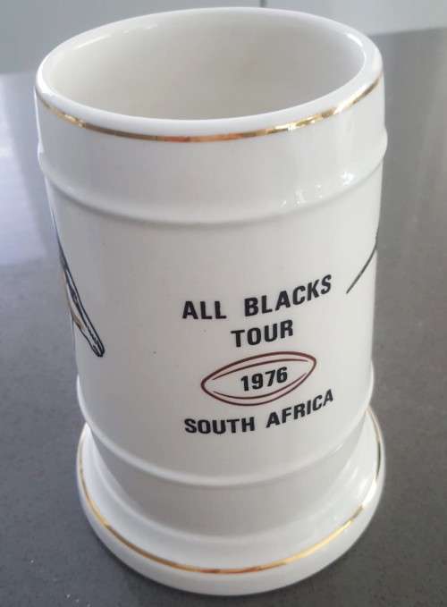Sporting Memorabilia 1976 All Blacks Rugby Tour to South Africa Beer